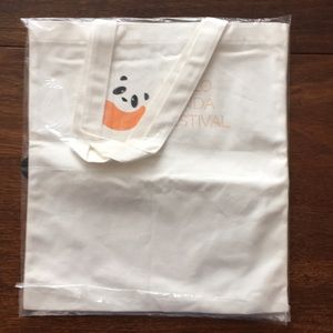 Hello Panda Cotton Tote bag New in bag